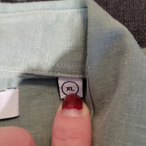 The Good People - Linen Dress Top - Size XL - Picture 4 of 5